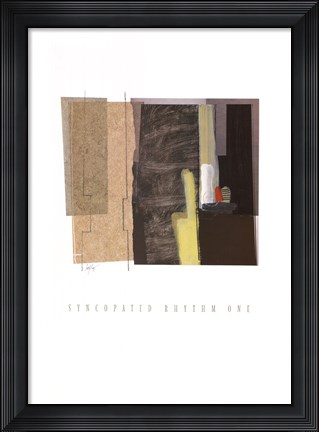 Framed Syncopated Rhythm One Print