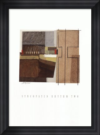 Framed Syncopated Rhythm Two Print