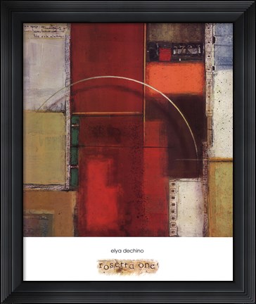 Framed Rosetta One Print