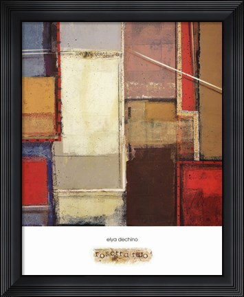 Framed Rosetta Two Print