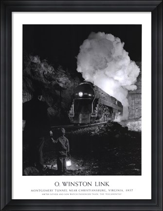 Framed Montgomery Tunnel Near Christiansburg, Virginia, 1957 Print