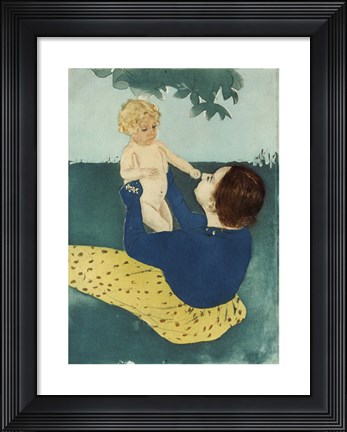 Framed Under The Horse Chestnut Tree Print