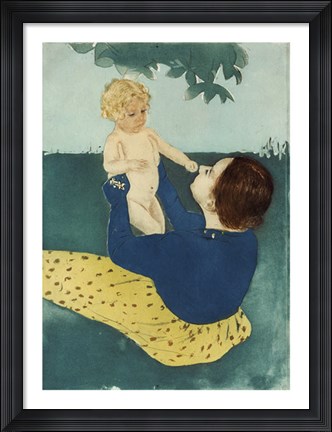 Framed Under The Horse Chestnut Tree Print