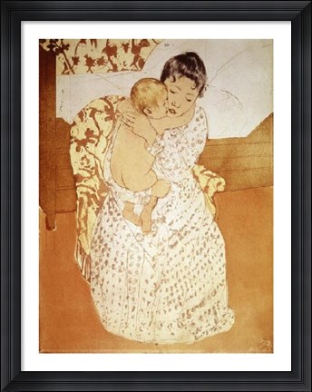 Framed Maternal Caress Print