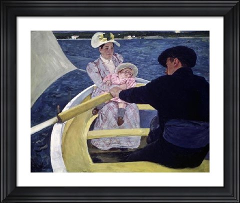 Framed Boating Party Print