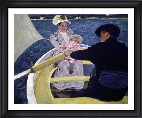 Framed Boating Party Print