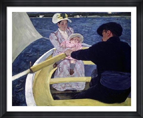 Framed Boating Party Print