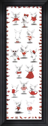 Framed Olivia - Nothing to Wear Print