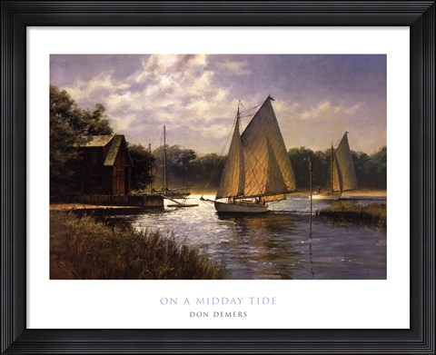 Framed On a Midday Tide Print