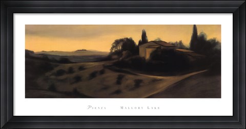Framed Pienza Print