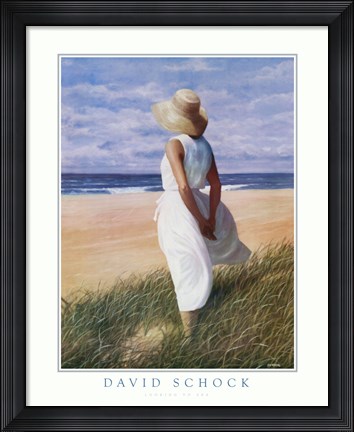 Framed Looking to Sea Print