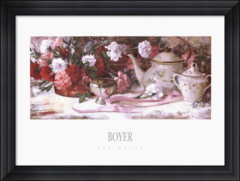 Framed Tea Party Print