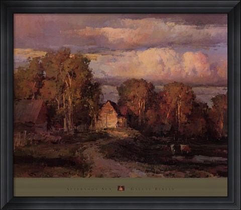 Framed Galust Berian - Afternoon Sun Print