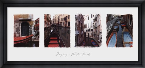Framed Venetian Canals Print