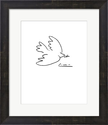 Framed Dove of Peace Print