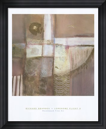 Framed Lonesome Flight II Print