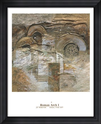 Framed Roman Arch I Print