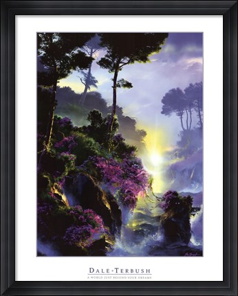 Framed World Just Beyond Your Dreams Print