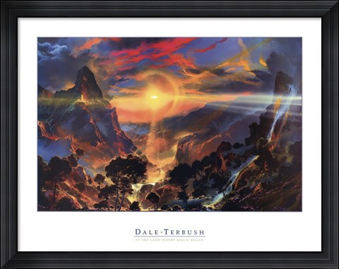 Framed In the Land Where Magic Began Print