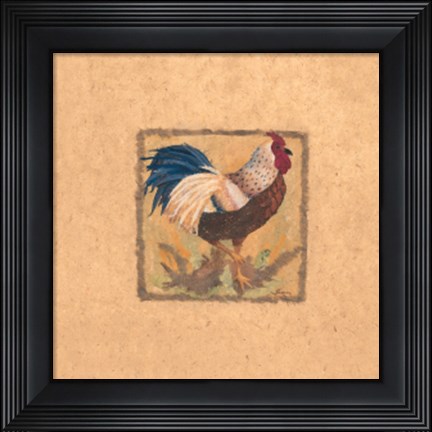 Framed Dark Brahma I Print