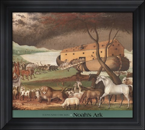 Framed Noah's Ark Print