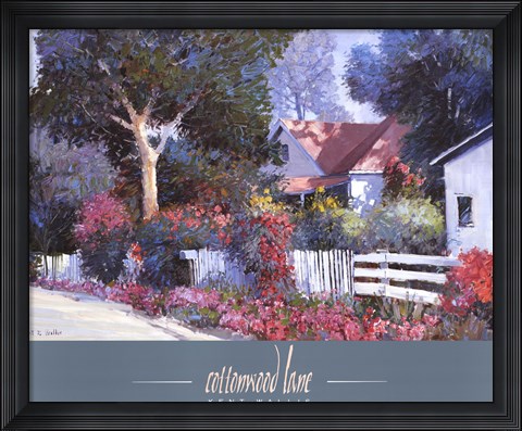 Framed Cottonwood Lane Print
