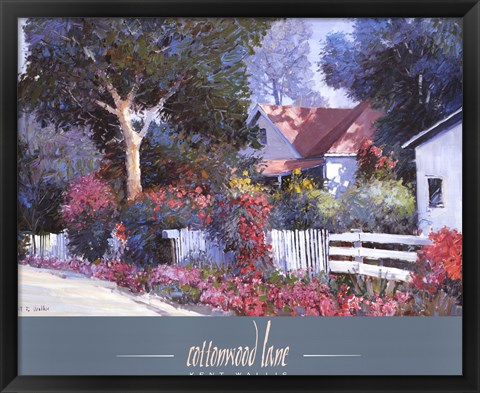 Framed Cottonwood Lane Print