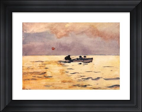 Framed Rowing Home Print