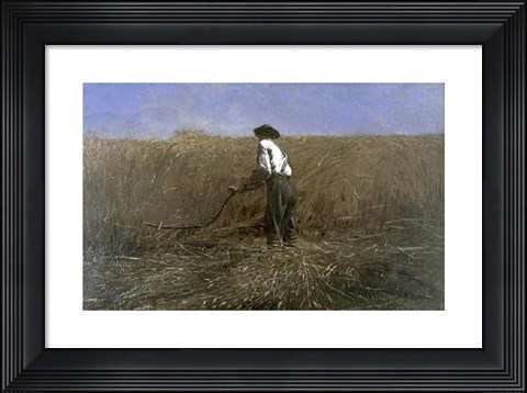 Framed Veteran in a New Field Print