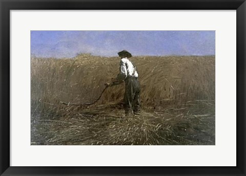 Framed Veteran in a New Field Print