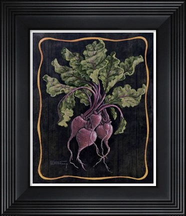Framed Bouquet Of Beets Print