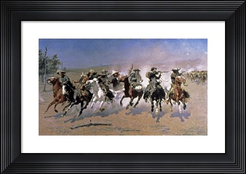 Framed Dash For The Timber Print