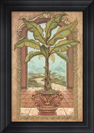 Framed Classical Banana Tree Print