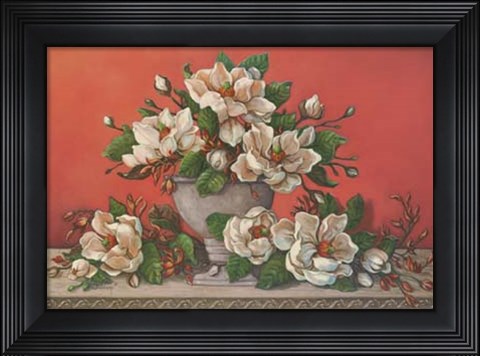 Framed Classical Magnolia II Print
