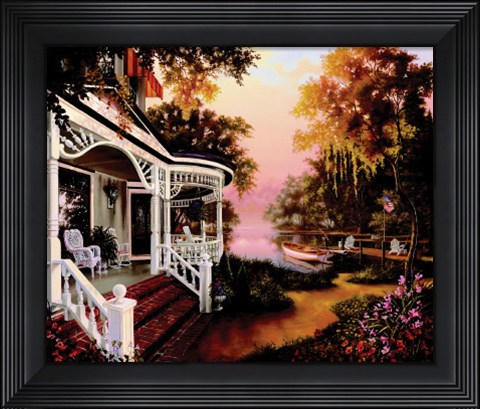 Framed Little Piece Of Heaven Print