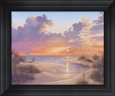 Framed Paradise Sunset Print