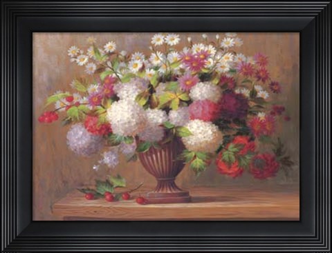 Framed Angelina&#39;s Flowers I Print