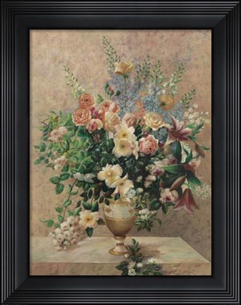 Framed Morning Blossoms Print