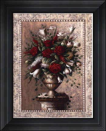 Framed Sonata In Red Print