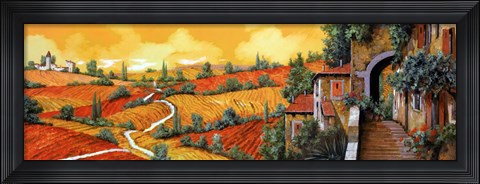 Framed Bassa Toscana Print