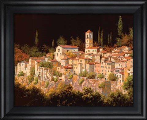 Framed Notte Senza Luna Print