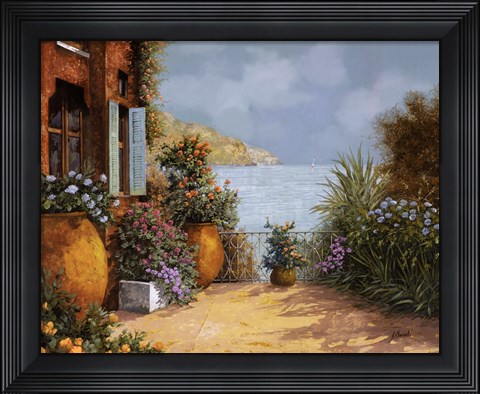 Framed Otri sulla Terrazza Print