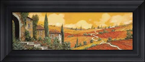 Framed Terra Di Siena Print
