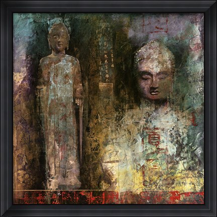 Framed Meditation Gesture II Print
