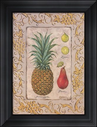 Framed Tropical Fruit II Print