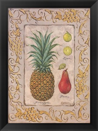 Framed Tropical Fruit II Print