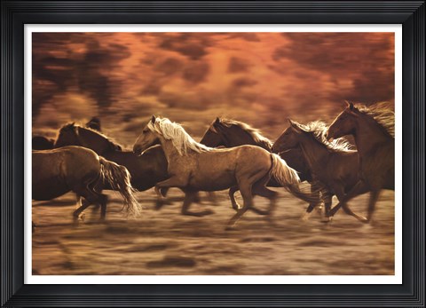 Framed Autumn Run Print