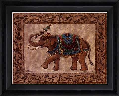 Framed Royal Elephant II Print