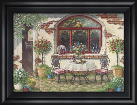 Framed Wine Cellar Print