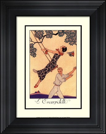 Framed L&#39;Escarpotette Print